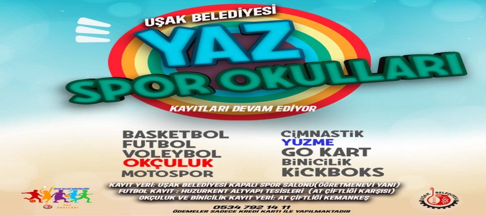 YAZ SPOR OKULLARI’NDA KAYITLAR BAŞLADI.