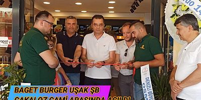BAGET BURGER UŞAK ŞB AÇILDI.