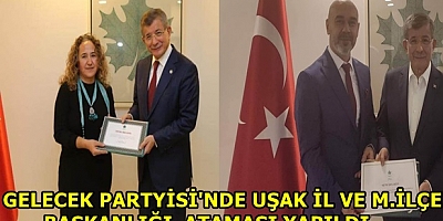 GELECEK PARTİSİNDE İL VE MRK İLÇE BAŞKANLARI ATANDI.