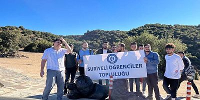 SURİYELİ ÖĞRENCİLER TOPLULUĞU'NDAN  ÇEVRE ETKİNLİĞİ