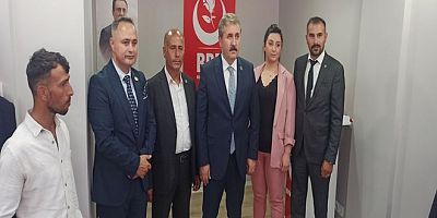 Uşak BBP İl Başkanlığı Binası Mustafa Destici’nin Katılımıyla Açıldı