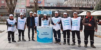 UŞAK BELEDİYESİ DÜNYA SU GÜNÜ’NÜ FARKINDALIK İÇİN ETKİNLİKLERLE GEÇİRDİ
