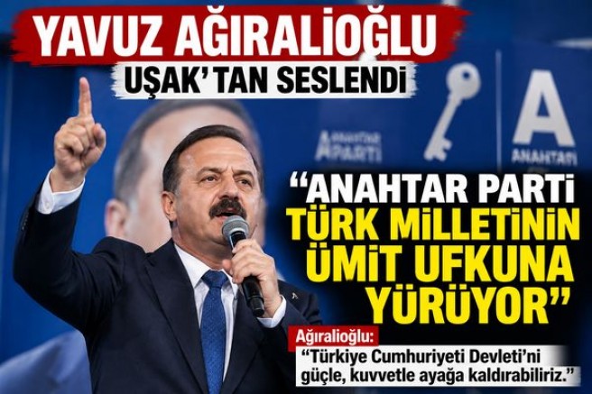 Ağrıalioğlu Uşak'tan Meydan  Okudu “Türkiye'yi Zora Sokmak  İsteyen Her  Girişime Yeteriz”