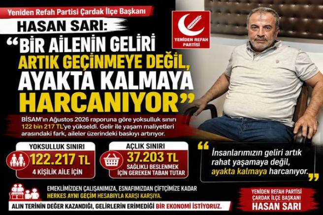 Bir Ailenin Geliri Artık Geçinmeye Değil, Ayakta Kalmaya Harcanıyor”