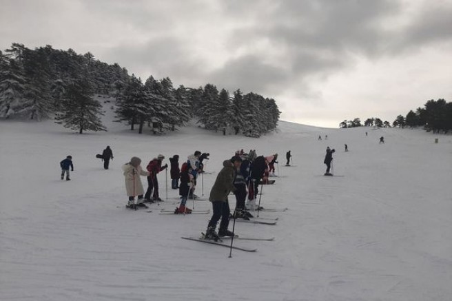 GEDİZ MURAT DAĞINDA KIZAK VE KAYAK FESTİVALİ 18 0CAK PAZAR GÜNÜ