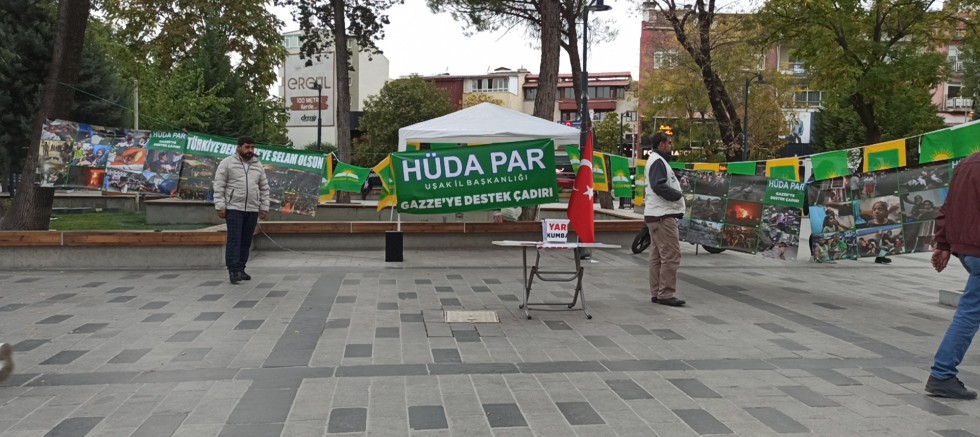 HÜDA PAR GAZZE HALKININ YANINDA,