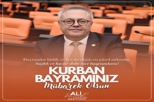 Kurban Bayramımız Mübarek olsun Dr. Ali Karaoba