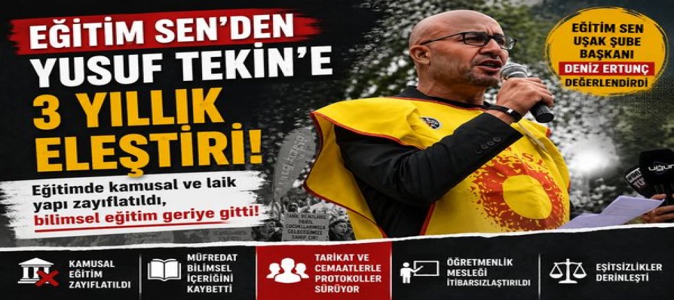  Eğitim Sen: “Eğitimde Son 3 Yılda Kamusal ve Laik Yapı Zayıfladı” 