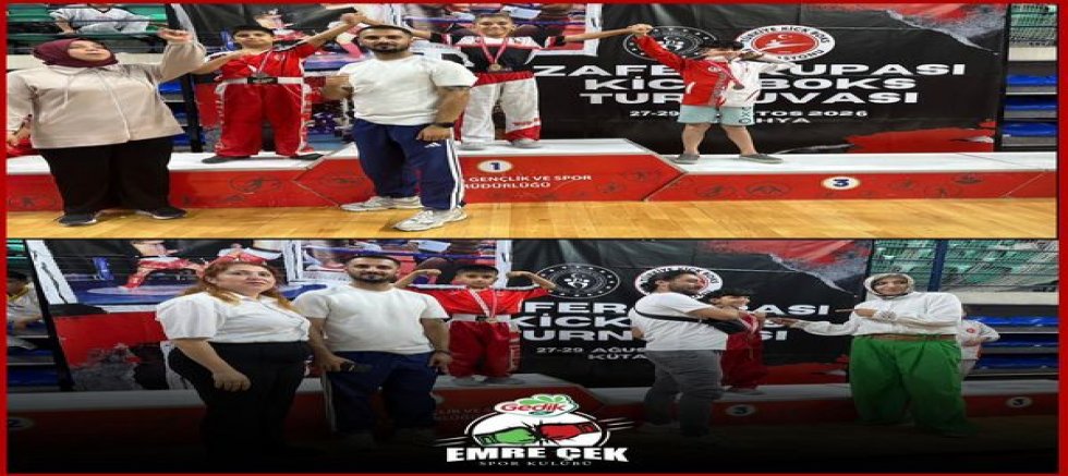 Gedik Piliç Emre Çek Spor Kulübü’nden Kütahya’da tarihi başarı