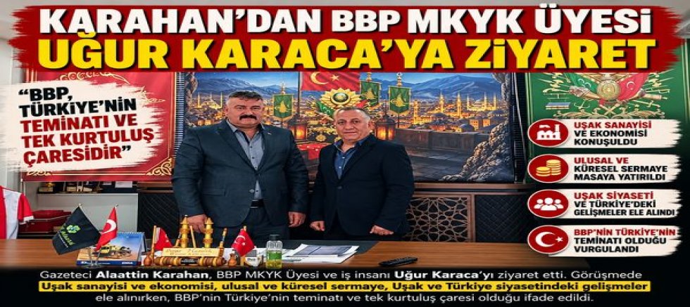 Karahan İle Karaca'dan Uşak  Ve Türkiye Gündemine Genişiş Bakış
