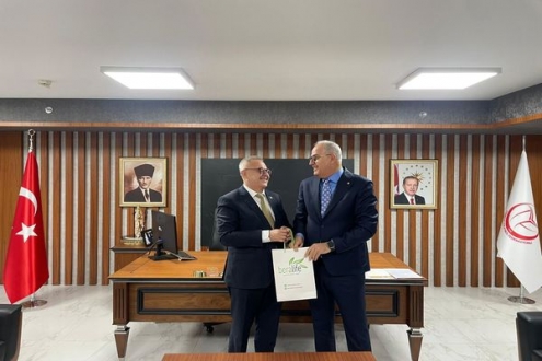 Karaoba'dan Uşak Voleybol'u İçin Federasyon Başkanı'na Ziyaret