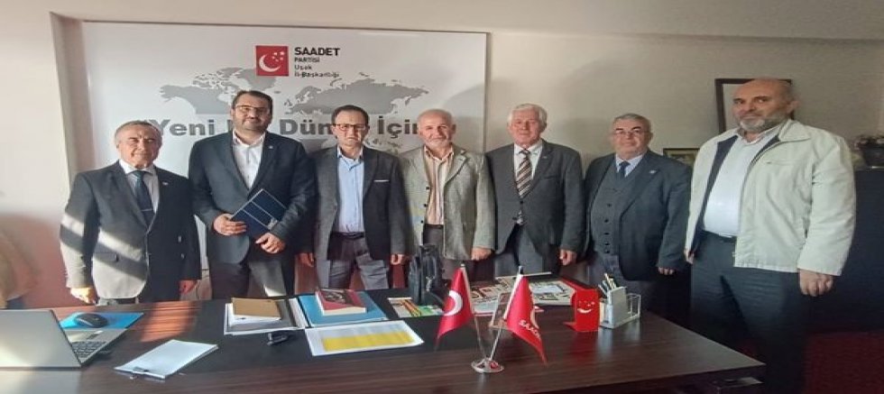 Millet partisi’nden Saadet Partisi’ne Ziyaret.
