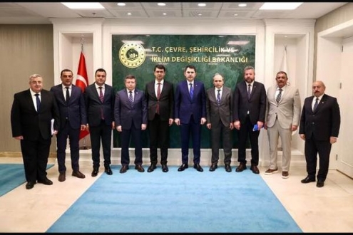 Tatar Belediye Başkanı Zafer Gün, Bakan Murat Kurum’u Ziyaret Etti