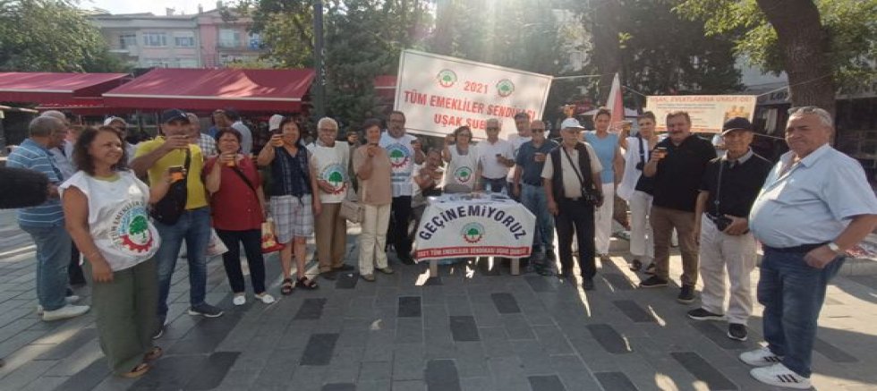 TÜM Emekliler Sendikası Uşak Şubesi'nden Zam Tepkisi: 