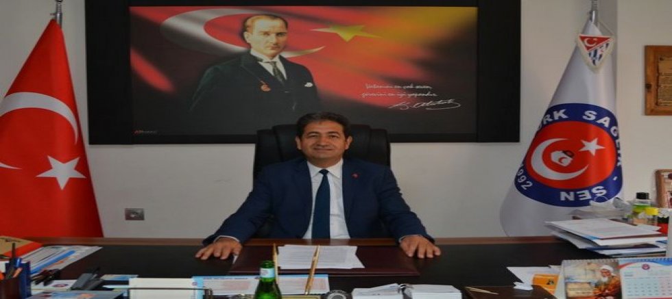 Türk Sağlık Sen Uşak Şube Başkanı Mehmet Özkuk. 11 Nolu Sağlık Hizmetleri istasyonu Faaliyete Geçmeli