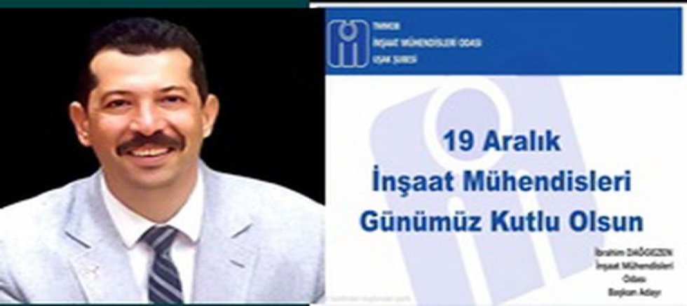 Uşak İnşaat Mühendisleri Odası'na Sürpriz Aday İbrahim Dağgezen