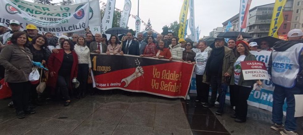 Uşak’ta 1 Mayıs Coşkusu Meydanlara Yansıdı
