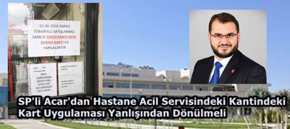 UŞAK’TA HASTANE KANTİNİNDE KART TARTIŞMASI