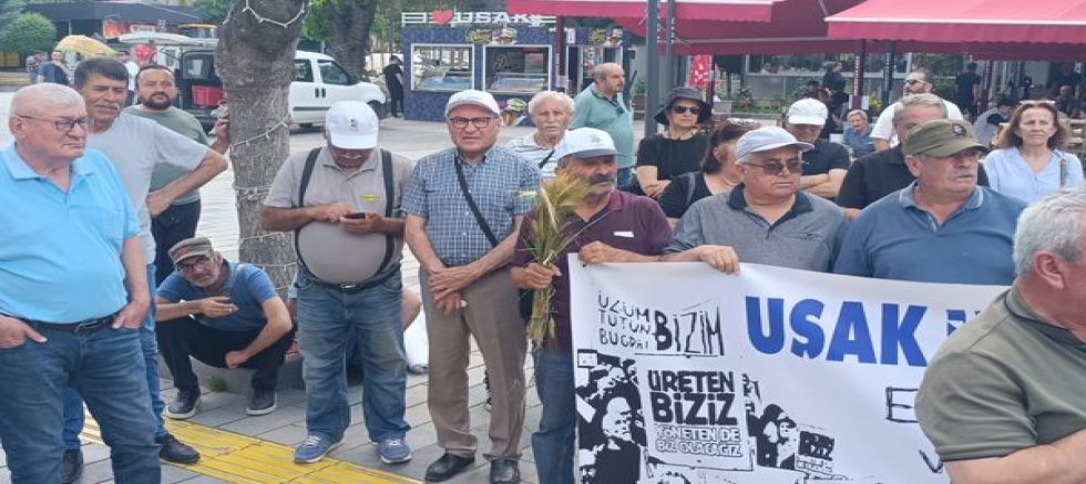 Uşaklı Üreticilerden TMO Fiyatlarına Tepki: “Buğdayda Sömürüye Son!”