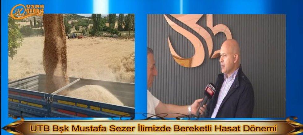UTB Başkanı Mustafa Sezer Bereketli Bir Sezon Geçiriyoruz.