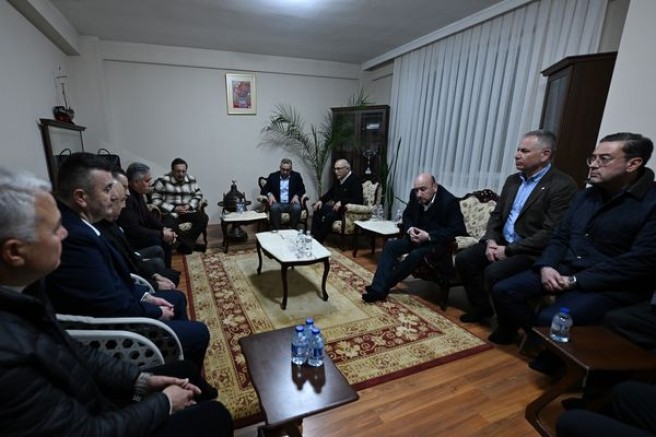 Rıfat Hisarcıklıoğlu'ndan Karahan'a Taziye Ziyareti 