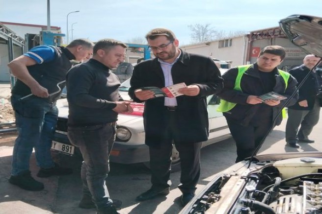Saadet Partisi Belediye Başkan Adayı Ramazan Yavuz Acar'a Sanayi Esnafından Destek