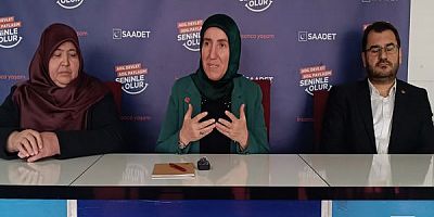 Saadet Partisi Kadın Kolları Genel Başkanı Ekinci Uşak’ta Konuştu