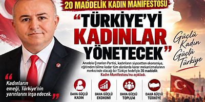AÇI PARTİSİ’NDEN KADIN MANİFESTOSU: “TÜRKİYE’Yİ KADINLAR YÖNETECEK”