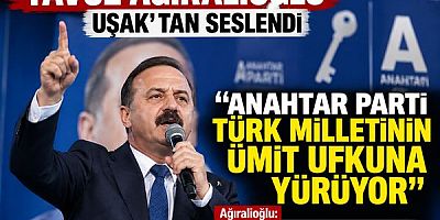Ağrıalioğlu Uşak'tan Meydan  Okudu “Türkiye'yi Zora Sokmak  İsteyen Her  Girişime Yeteriz”