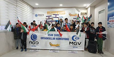 ANADOLU GENÇLİĞİGENÇ KAŞİFLERİ FİLİSTİN İÇİN AYAKTA