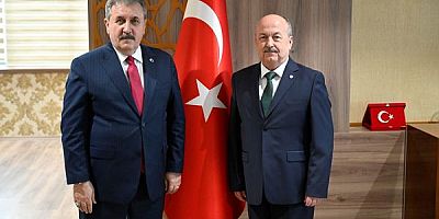 BBP Genel Başkanı Mustafa Destici’den Uşak Üniversitesi Rektörü Prof. Dr. Ahmet Demir’e Hayırlı Olsun Ziyareti