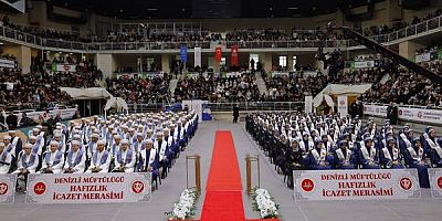 Denizli’de Coşkulu Hafızlık İcazet Merasimi