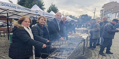 Domaniç Balık Ekmek Festivali'nde 1 Ton Hamsi Dağıtıldı.