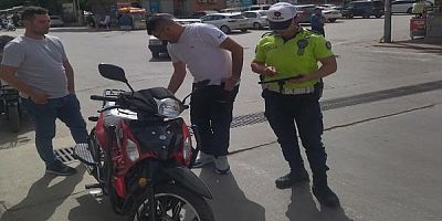 Eşme'de  Motosikletliler Kçamadı.