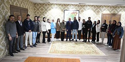 Filistinli Tıp Öğrencilerinden Veda Ziyareti