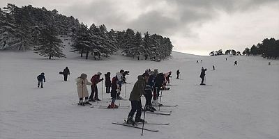 GEDİZ MURAT DAĞINDA KIZAK VE KAYAK FESTİVALİ 18 0CAK PAZAR GÜNÜ