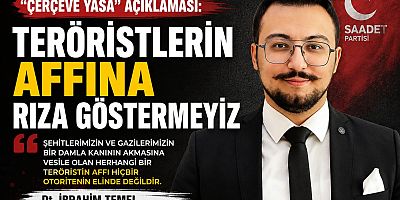 İbrahim Temel’den “Çerçeve Yasa” Açıklaması: “Teröristlerin Affına Rıza Göstermeyiz”