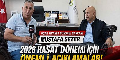 Mustafa Sezer: “Hasat Döneminde Üreticimizin Yanındayız”