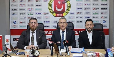 Nazilli  Bld  Bşk  Dr. Ertuğrul   Tetik Yılın   İlk   Basın  Toplantısını Gazeteciler Cemiyetinde Düğzenledi