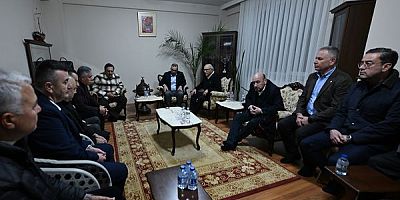 Rıfat Hisarcıklıoğlu'ndan Karahan'a Taziye Ziyareti 