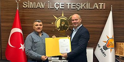 SİMAV MURADINLAR MAHALLESİ AK PARTİ BAŞKANI VOLKAN KIRBIYIK OLDU