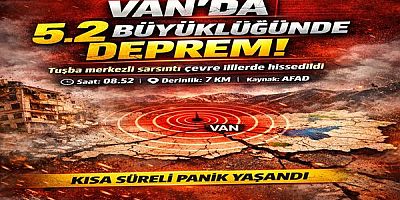 SON DAKİKA | VAN’DA KORKUTAN DEPREM!