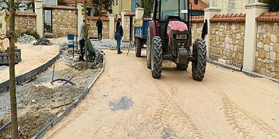 Tarihi Kemalpaşa’da Organik Pazar Alanında Zemin Çalışması