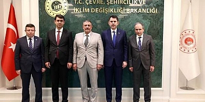 Tatar Belediye Başkanı Zafer Gün, Bakan Murat Kurum’u Ziyaret Etti