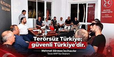 Terörsüz Türkiye” hedefinin önemine vurgu yaptı.