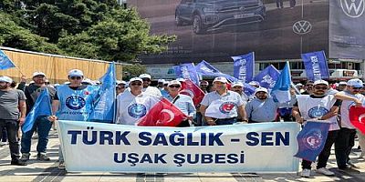 Türk Sağlık Sen Uşak Şubesi 1 Mayısta İzmir'de İdi