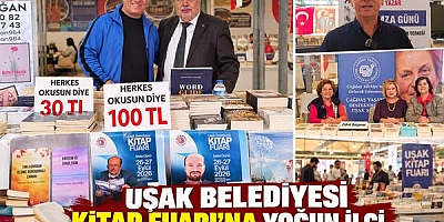 Uşaak Belediyesi Kitap Fuarı'na Yoğun İlgi