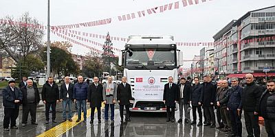 Uşak İHH’dan  Gazze’ye Batttaniye Yardım Tır’ı Gönderildi