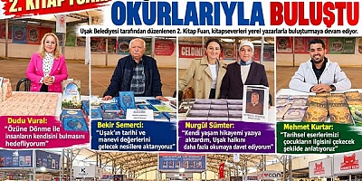Uşak Kitap Fuarı Yerel Yazarları Okurlarla  Buluşturuyor...