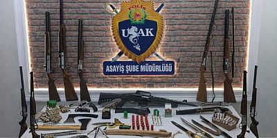 Uşak’lı Galericiler Silah Deposu Çıktı.